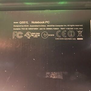 ASUS Q551L Notebook PC - Classic Black Design
